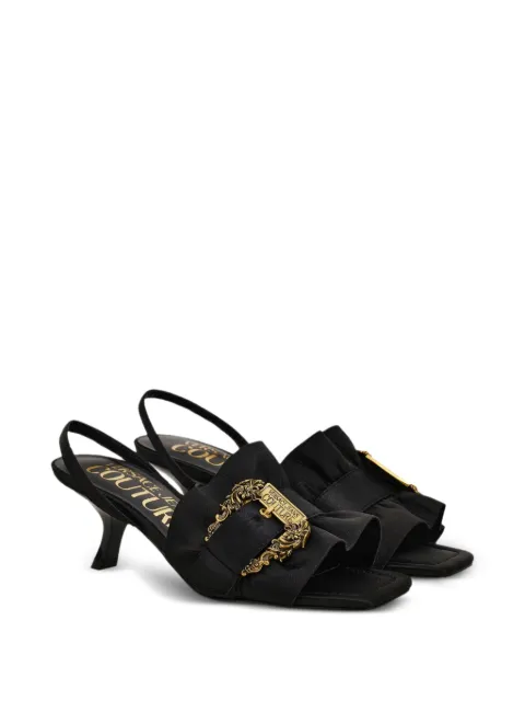 Versace Jeans Couture Fondo Fiona ruffled sandals Black 80VA3S48ZS185