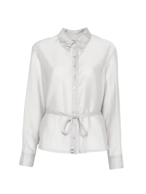 Low Classic tie-waist shirt Grey LW265BL01