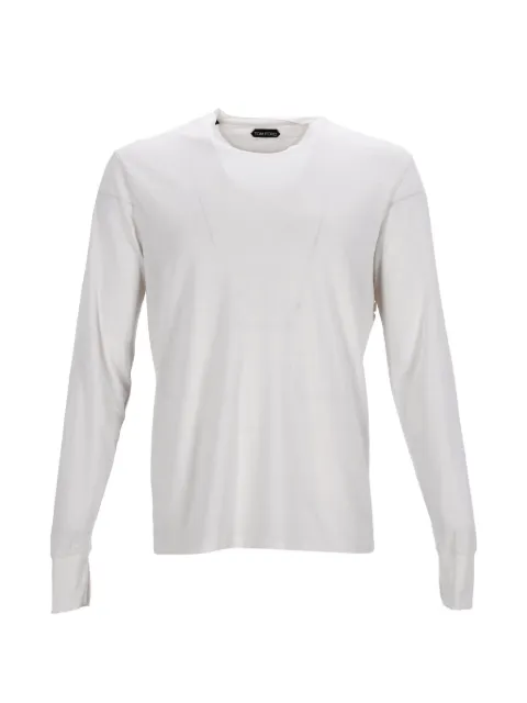 Tom Ford Vintage crew-neck long-sleeve T-shirt White MRPPUDECL476984M