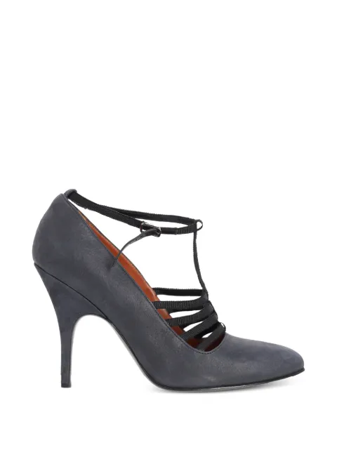 Lanvin Pre-Owned strappy pumps Grey NAPPUGBSH620884W
