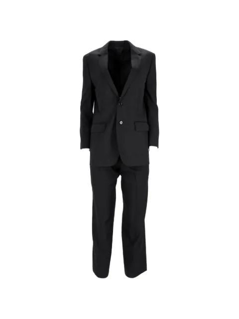Celine Pre-Owned single-breasted straight-leg suit Black NAPPUDECL466114W