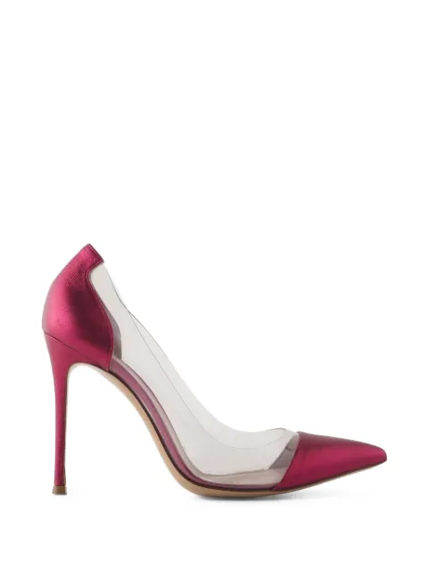 Gianvito Rossi pointy leather pumps Pink GLS4666