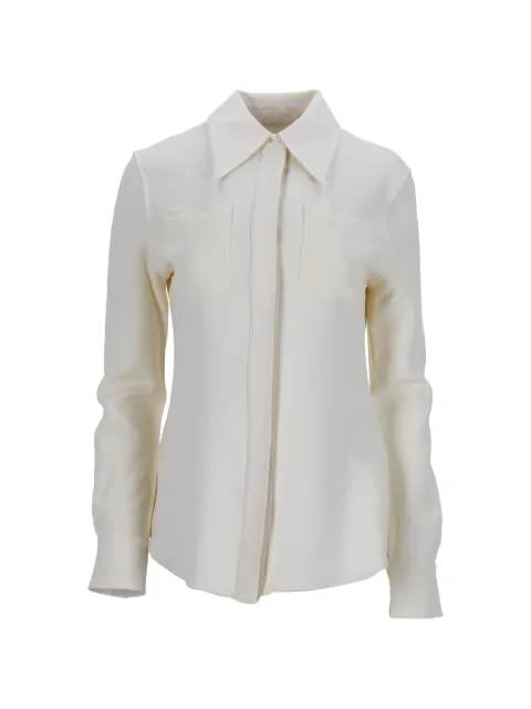 Victoria Beckham crepe shirt Neutrals NAPPUDECL467563W