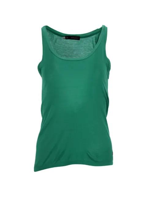DSQUARED2 sleeveless tank top Green NAPPUFRCL400393W