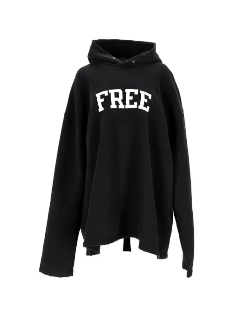Balenciaga Pre-Owned oversized hoodie Black 53542409896284
