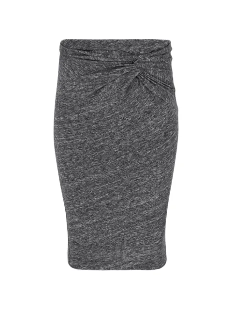 IRO knot-detail fitted skirt Grey TONPUITCL369346W