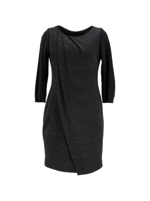 HUGO draped midi dress Black NAPPUDECL363053W