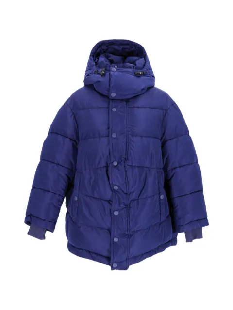 Balenciaga Pre-Owned buttoned padded jacket Blue BAPUGBCL303498W