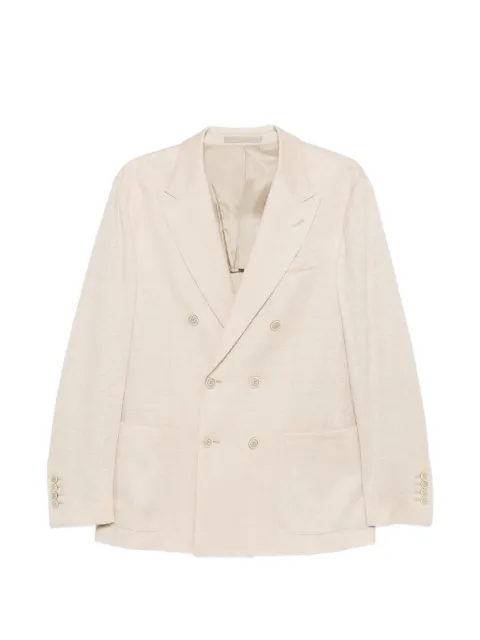 Eleventy double-breasted blazer Neutrals M75GIAK10TES0M176