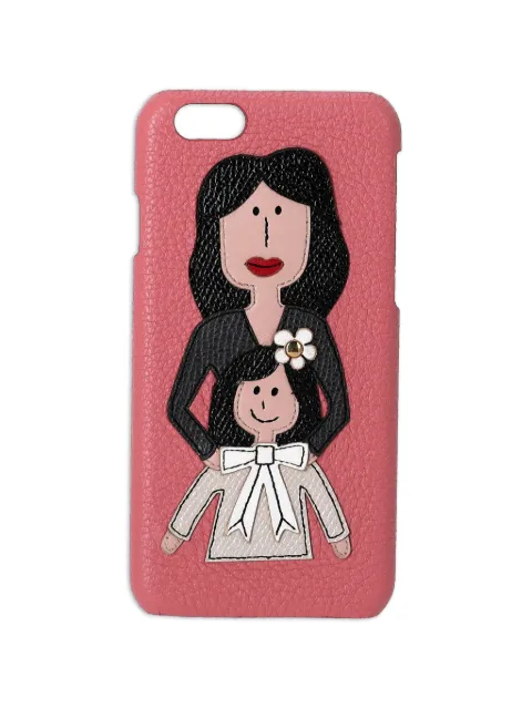 Dolce & Gabbana Pre-Owned leather iPhone 6 case Pink NAPPUGBAC336087W
