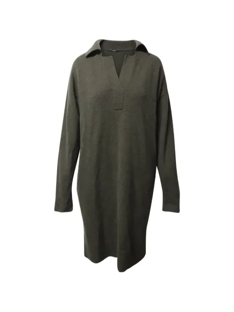 JOSEPH V-neck midi dress Green NAPPUGBCL146815W