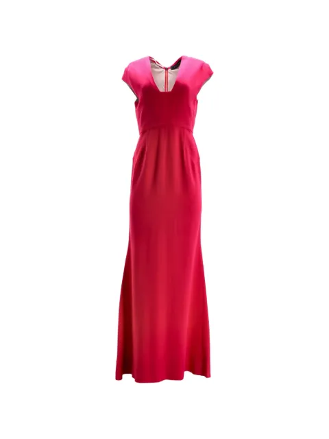 Rm By Roland Mouret square-neck cut-out evening dress Pink TONPUGBCL301565W