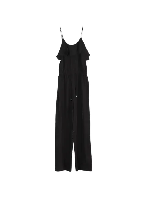 Michael Kors Vintage ruffled drawstring jumpsuit Black TONPUGBCL242184W