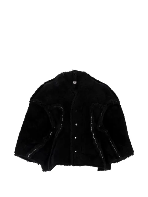 Rick Owens Vintage shearling cropped jacket Black NAPPUGBCL280682W
