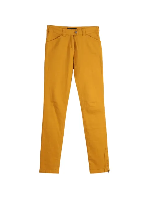 Balenciaga Pre-Owned cotton denim trousers Yellow BAPUGBCL218310W