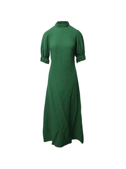 Emilia Wickstead cloqué cutout dress Green NAPPUGBCL138549W