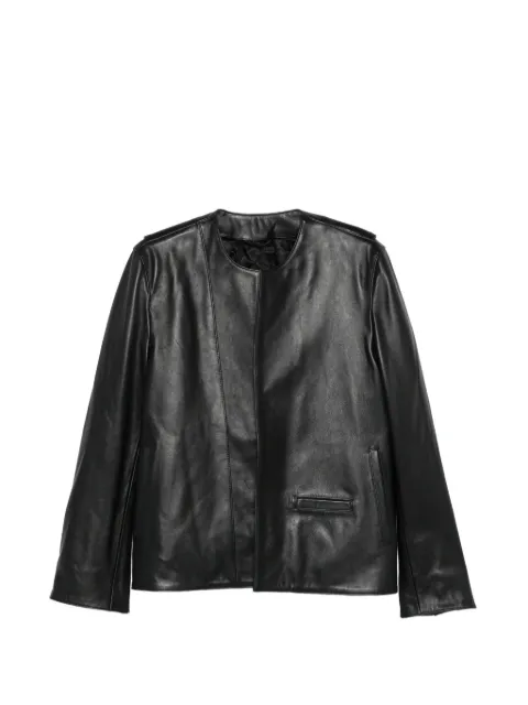 TOTEME collarless pocket jacket Black 262WRO0322LE0207001