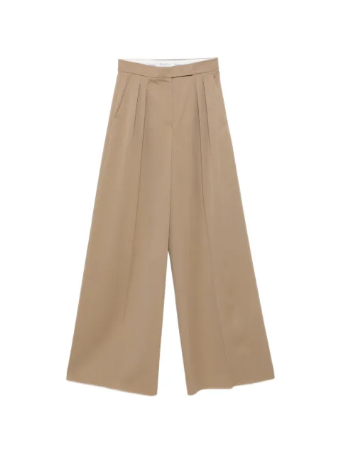 Max Mara Mxmquorum pleated pants Brown 2611131161600