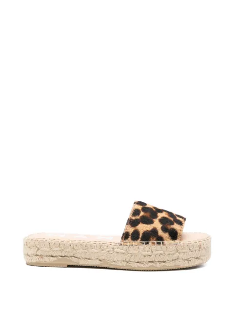 Manebi leopard-print espadrilles Neutrals D62DS