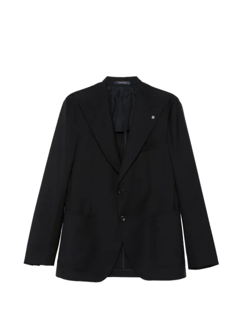 Tagliatore pin-lapel virgin-wool jacket Black GPL26K060004