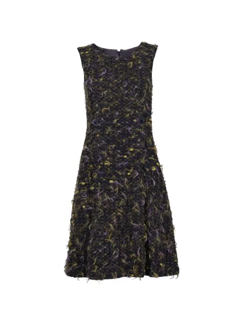 Luisa Beccaria tweed sleeveless dress Purple WCV3005202528