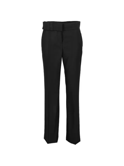 Stella McCartney Pre-Owned bow-detail trousers Black WCV3005202531