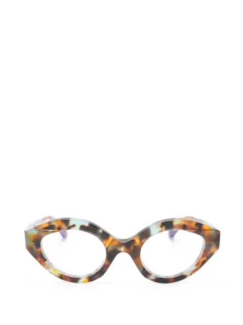 Kuboraum K44 cat-eye frame glasses Brown MASKEK44