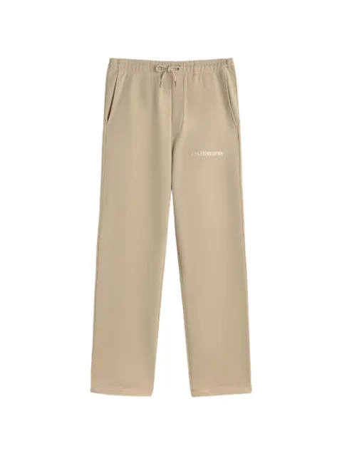 LES HÉRITIERS logo-detail trousers Neutrals LOGOPANT