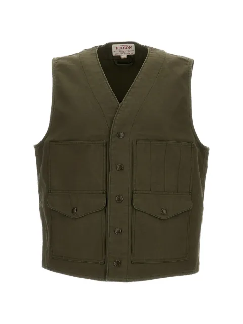 Filson pockets buttoned vest Green FMGIL0061UT26606308