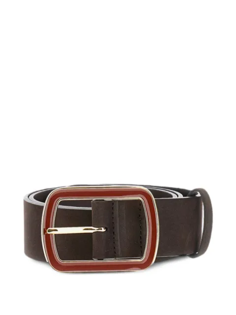 Bax Lab enamelled buckle belt Brown M95GP102TESTAMORO