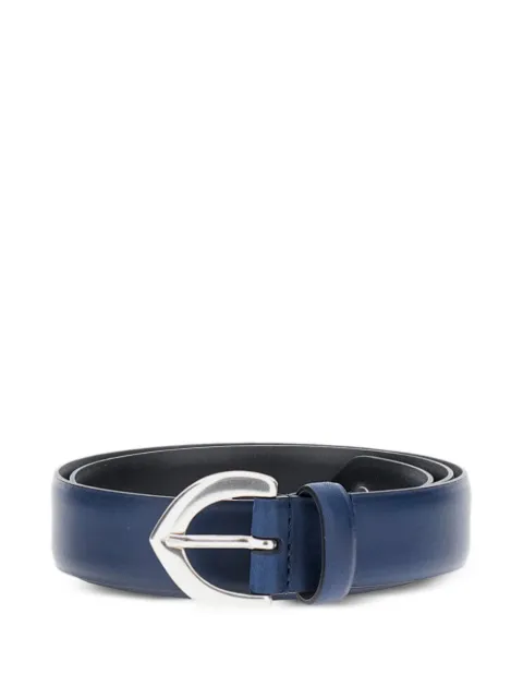 Bax Lab turquoise stone leather belt Blue M26AVP68TBLU