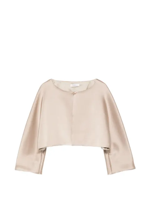Fely Campo broad-sleeve crop jacket Neutrals 2613977