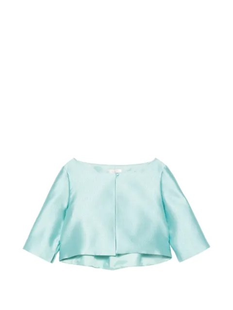 Fely Campo cropped jacket Blue 26155