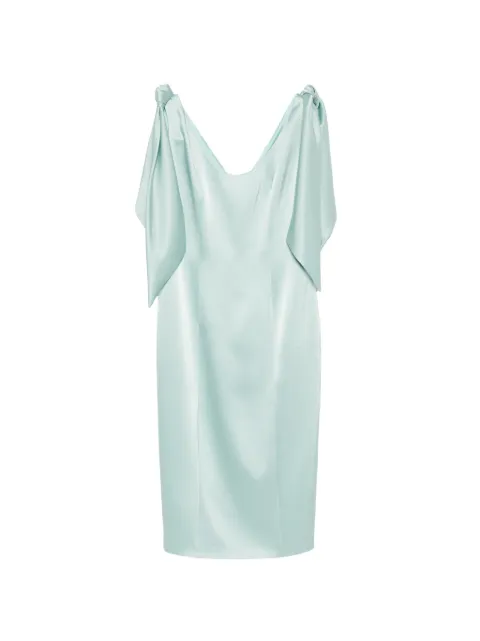 Fely Campo draped midi dress Blue 2617377