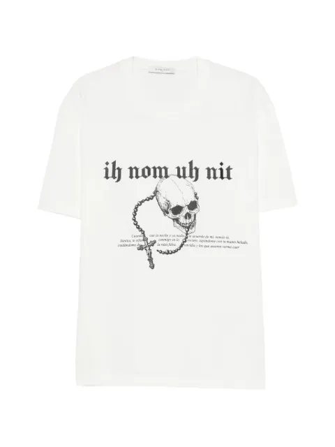 Ih Nom Uh Nit skull-print T-shirt White NUS26220081