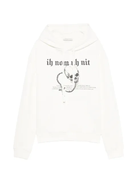 Ih Nom Uh Nit skull-print hoodie Neutrals NUS26222081