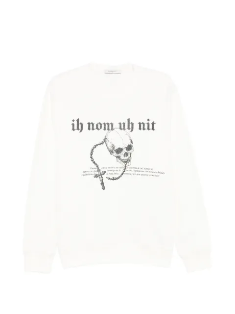 Ih Nom Uh Nit skull-print sweatshirt Neutrals NUS26221081