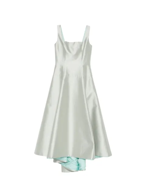 Fely Campo square-neck midi dress Green 26150