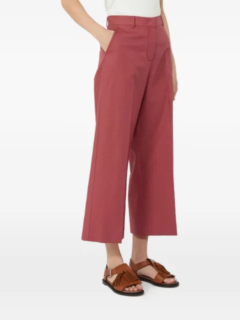 Weekend Max Mara Zircone cotton trousers Pink 2615131052600