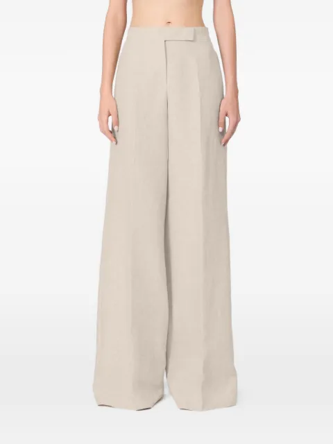 Max Mara palazzo linen trousers Neutrals 2611131283600