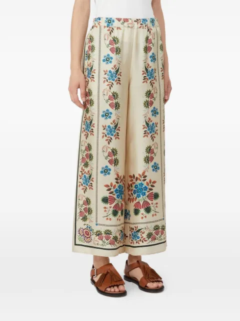 Weekend Max Mara WKDSNACK printed trousers Neutrals 2615131032600