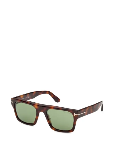 TOM FORD Cyrus tortoiseshell-effect sunglasses Brown FT133753N
