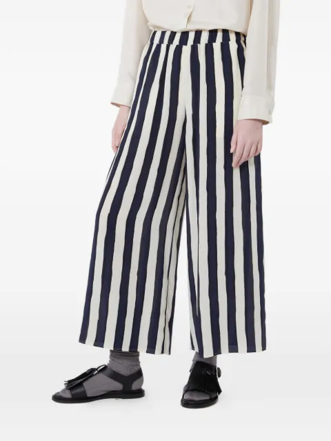 Weekend Max Mara Nirvana striped-pattern trousers Blue 2615131132600