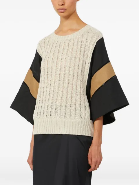 Max Mara crew-neck sweater Neutrals 2611361012600