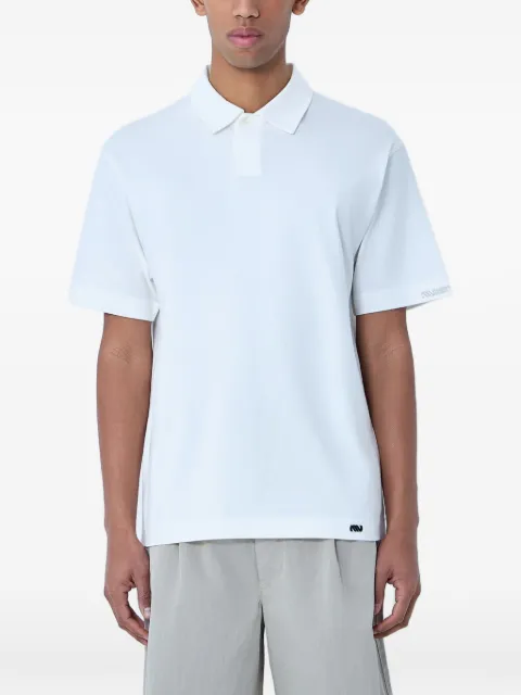 Massimo Osti Studio short-sleeved cotton polo shirt White 20MMPL111A110521G103