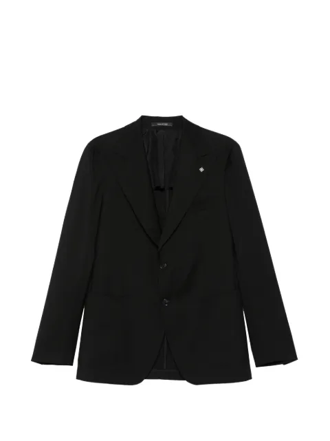Tagliatore pin-lapel virgin-wool jacket Black GPL26K060004
