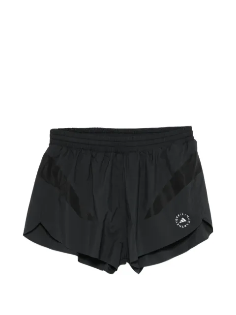 adidas by Stella McCartney logo-print shorts Black KA9507