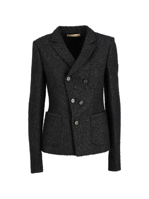 Balenciaga Pre-Owned double-breasted tweed jacket Black WCV3005202530