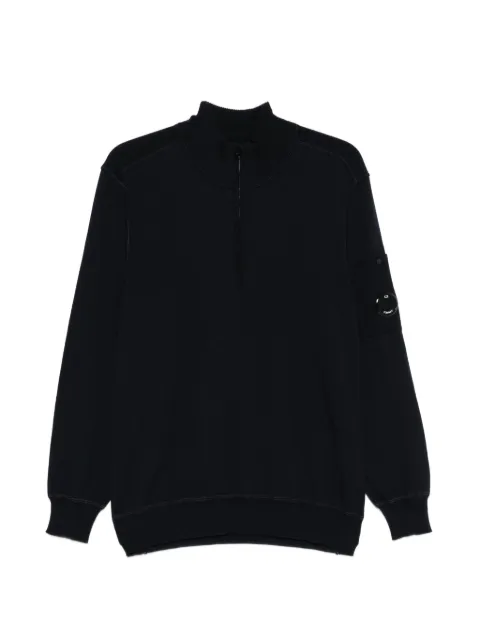 C.P. Company half-zip polo shirt Blue 20CMKN194A110560A888