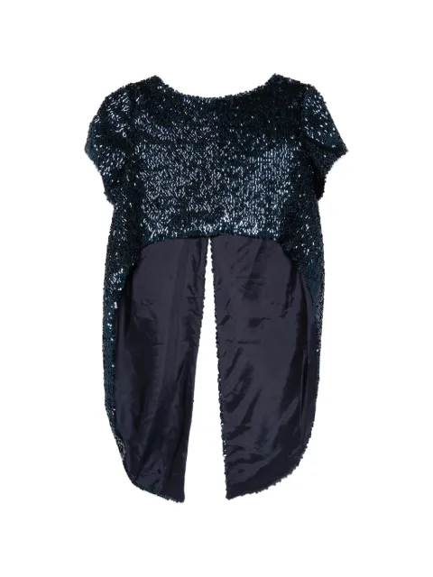 Fely Campo sequin blouse Blue 26165